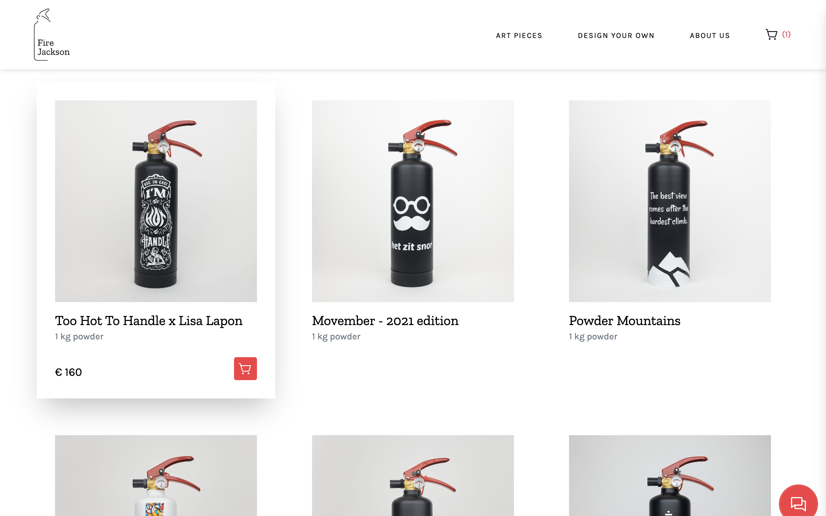 Fire Jackson product page
